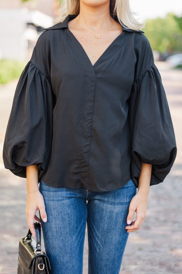 You ve Got It All Black Blouse Cheap - Image 4