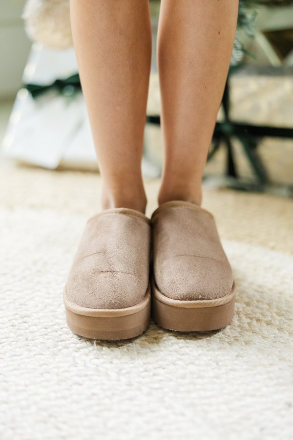 Girls: It s Your Day Taupe Booties Sale - Image 2