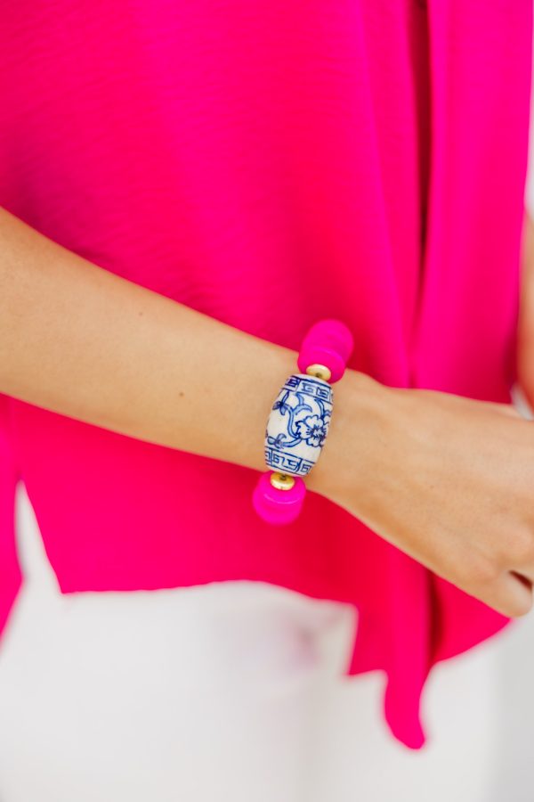 Always With You Rose Ceramic Bracelet Online now