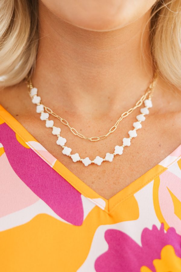 More To Love Gold Necklace on Sale