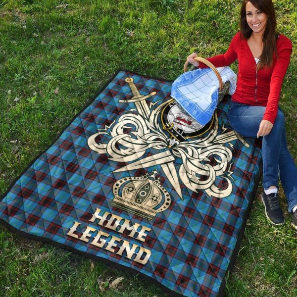 Home Ancient Tartan Crest Legend Gold Royal Premium Quilt Cheap - Image 4