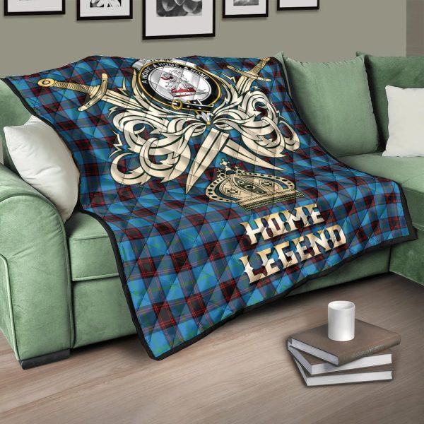 Home Ancient Tartan Crest Legend Gold Royal Premium Quilt Cheap - Image 3