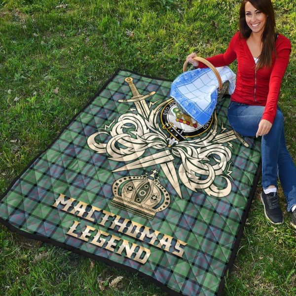 MacThomas Ancient Tartan Crest Legend Gold Royal Premium Quilt Cheap - Image 4