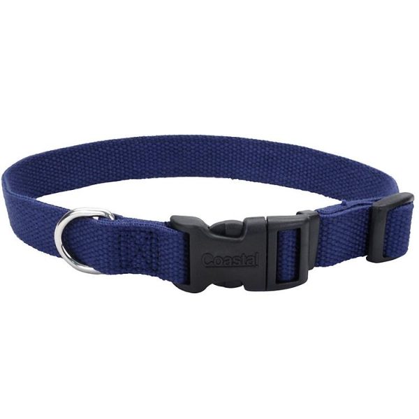 Coastal Pet Products New Earth Soy Adjustable Dog Collar in Indigo Online Hot Sale