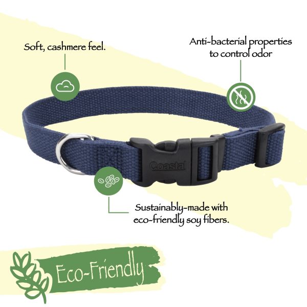 Coastal Pet Products New Earth Soy Adjustable Dog Collar in Indigo Online Hot Sale - Image 2